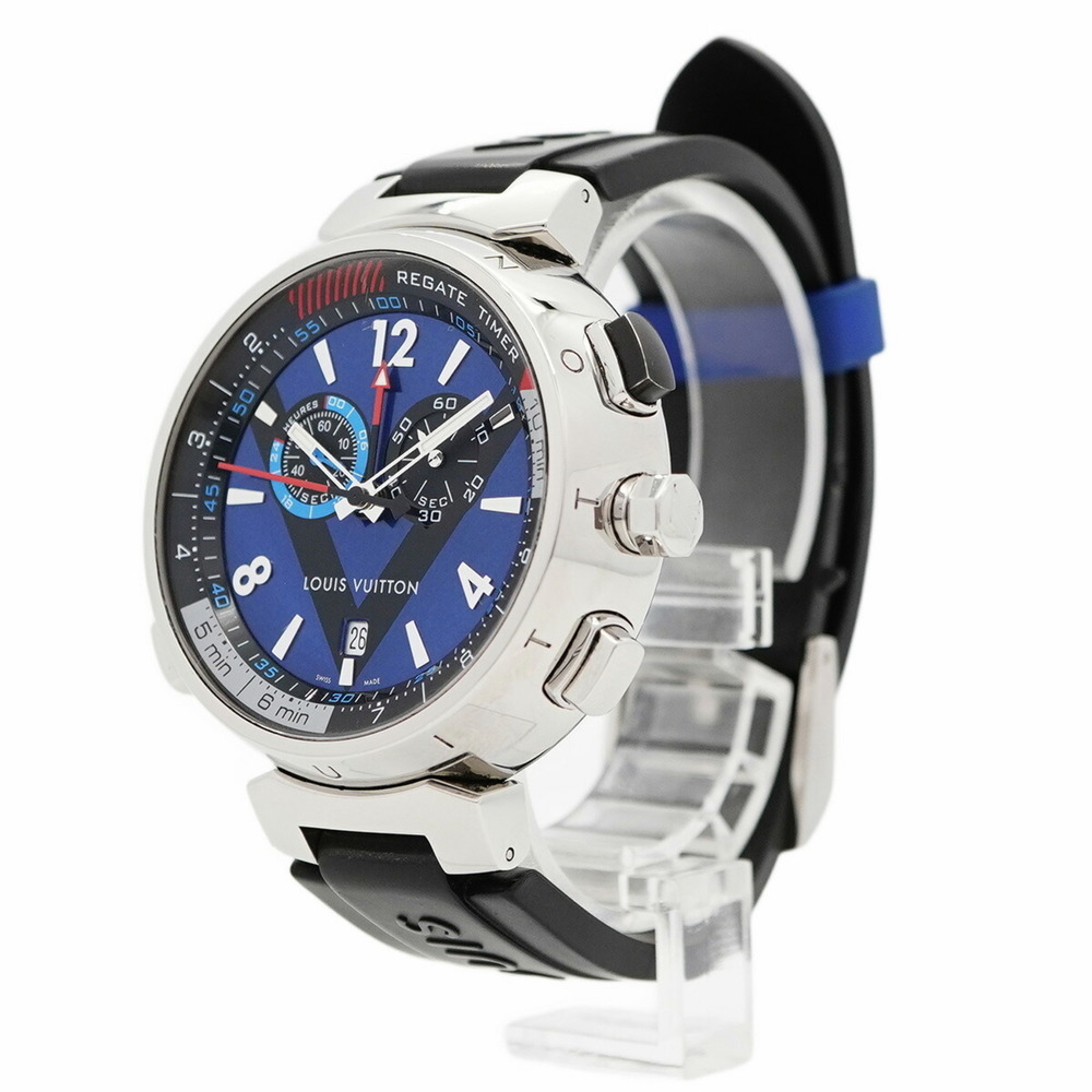 Louis Vuitton Tambour Q102D Navy Dial Men's Watch - Picture 2 of 10